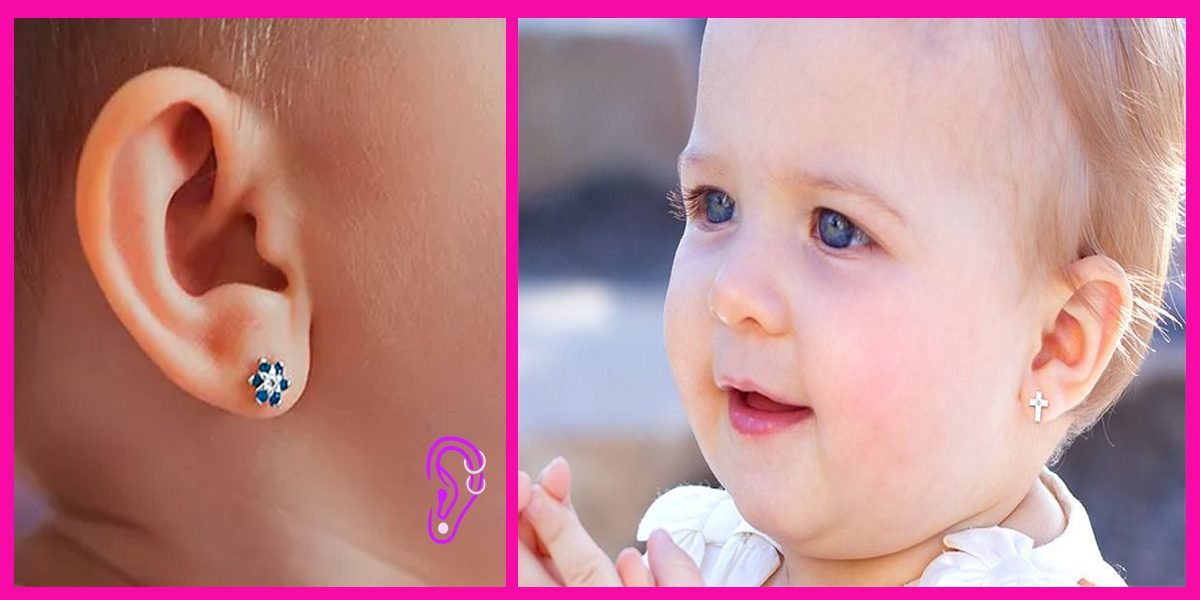 Perforacion de orejas de bebe