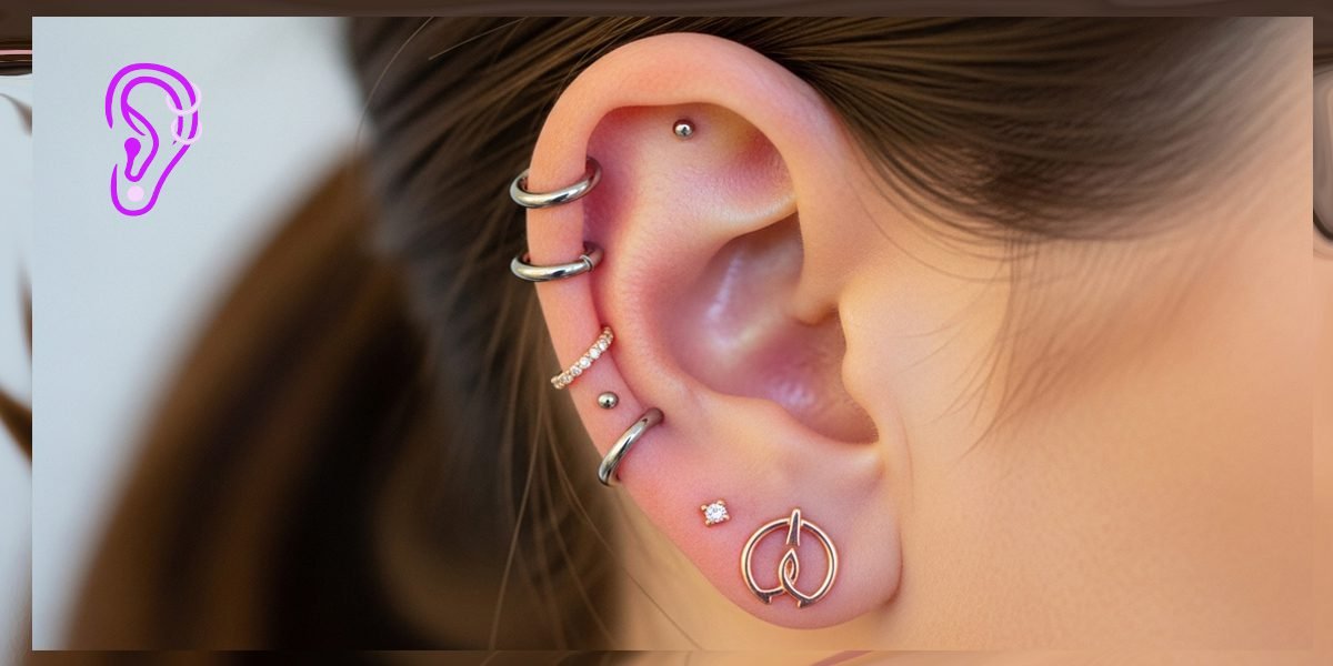Piercing oreja en el dorado Piercing Oreja en el Dorado