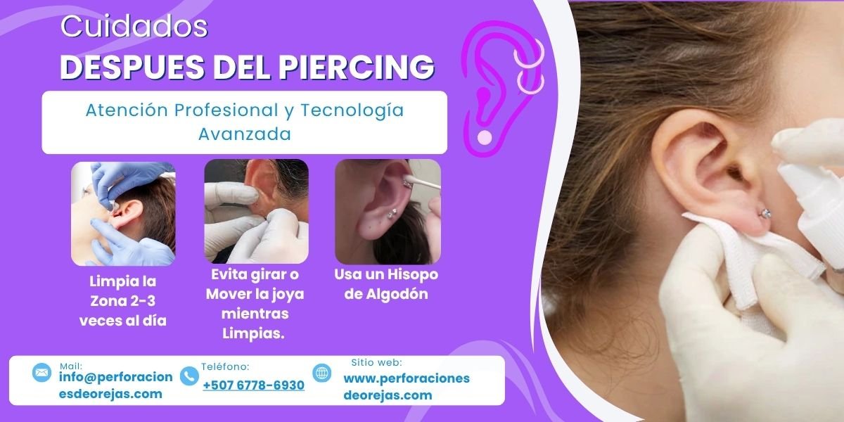 Cuidados Despues del Piercing