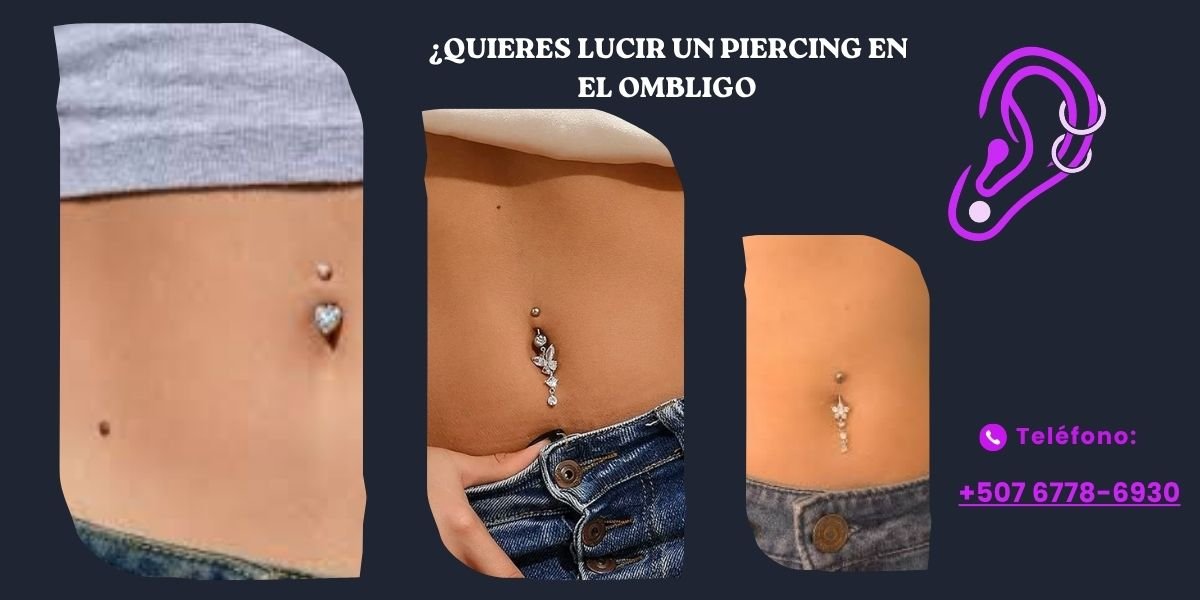 ¿Quieres lucir un piercing en el ombligo